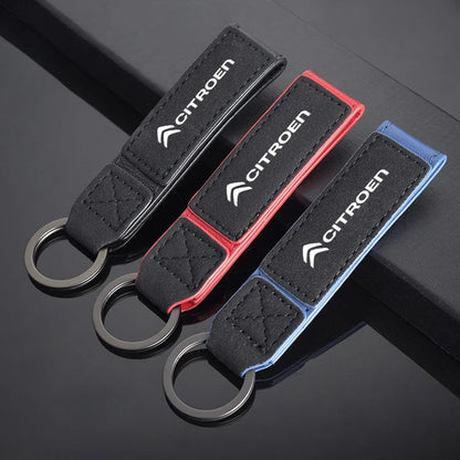 Citroën Leather Keychain