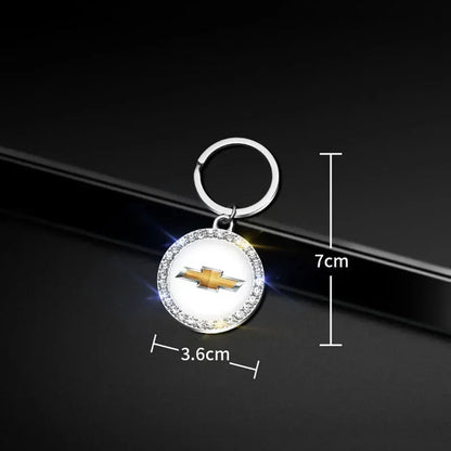 Chevrolet Alloy Diamond Keychain