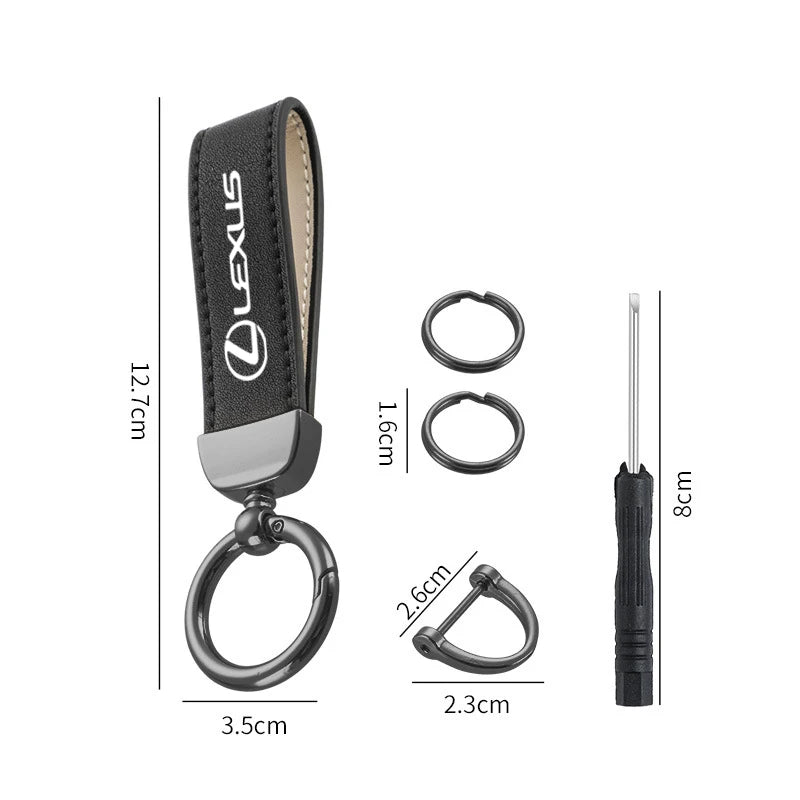 Lexus Leather Keychain