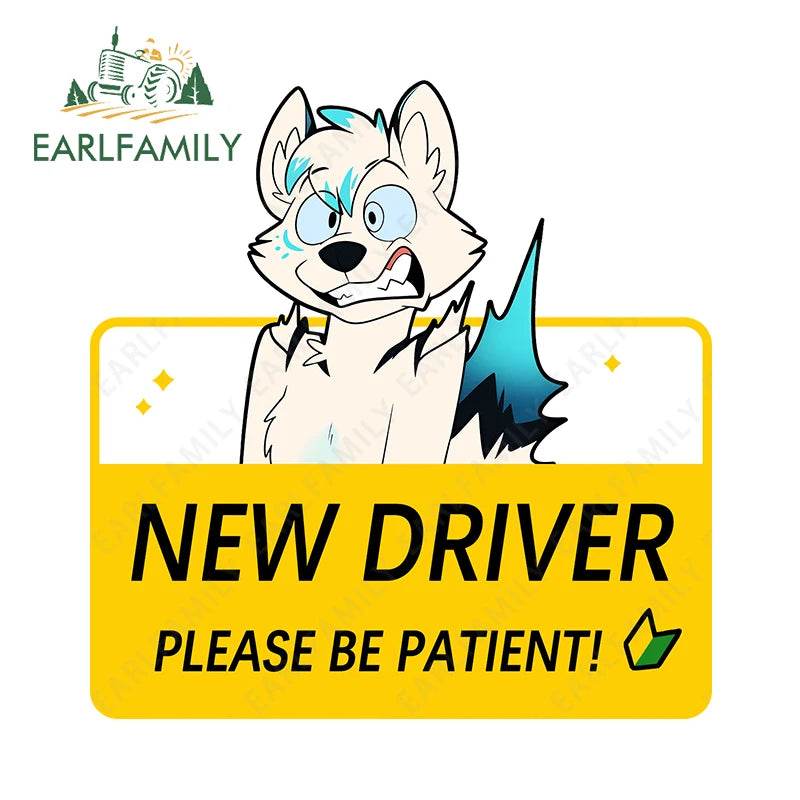 Shy Furry Warning Sticker