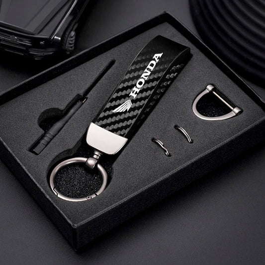 Honda Carbon Fiber Keychain