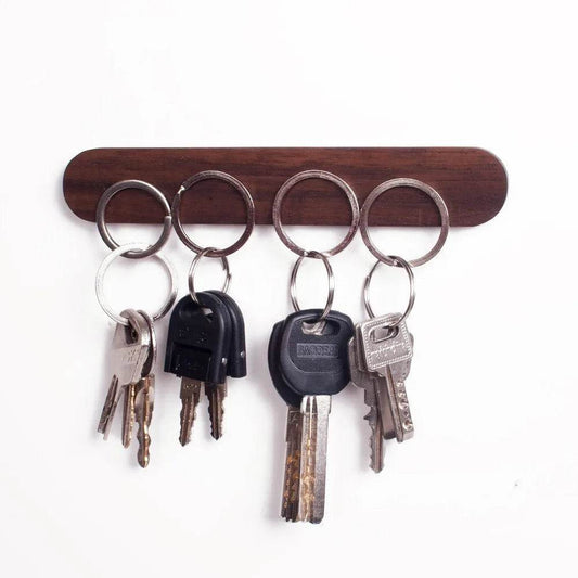 Magnetic Wood Key Holder