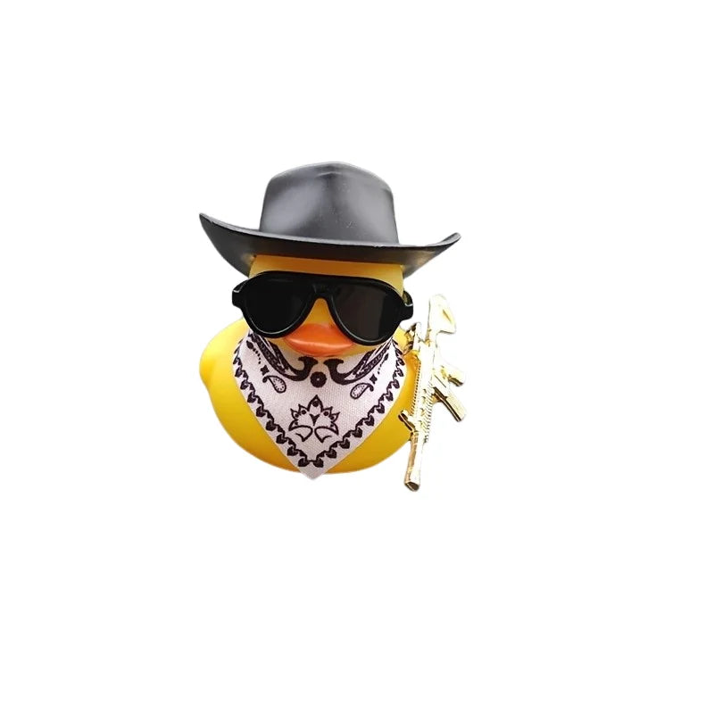 Cute Cowboy Hat and Rifle Duck