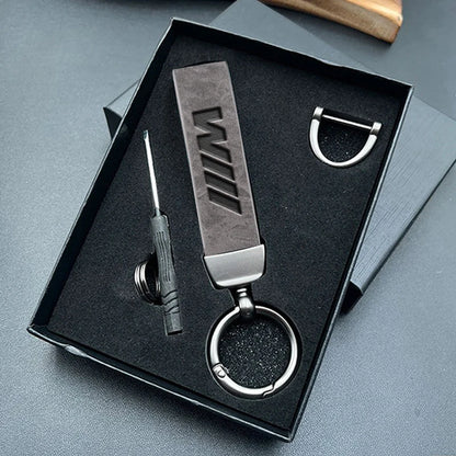 BMW M Luxury Leather Keychain