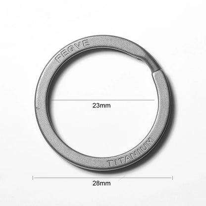 Black Titanium Keyring