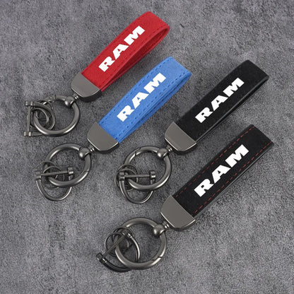 Dodge Leather Keychain