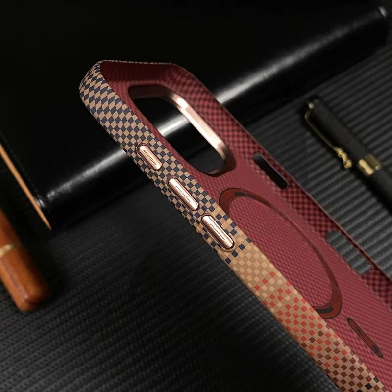 Luxury Carbon Fiber Magsafe IPhone Case