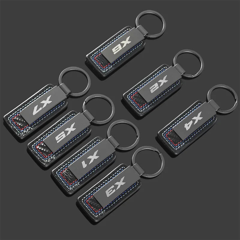 BMW X-Series Leather Keychain