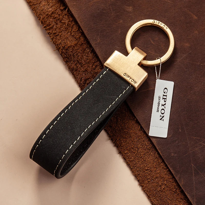 Cow Leather Keychain
