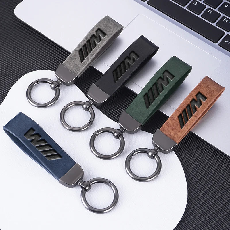 BMW M Luxury Leather Keychain