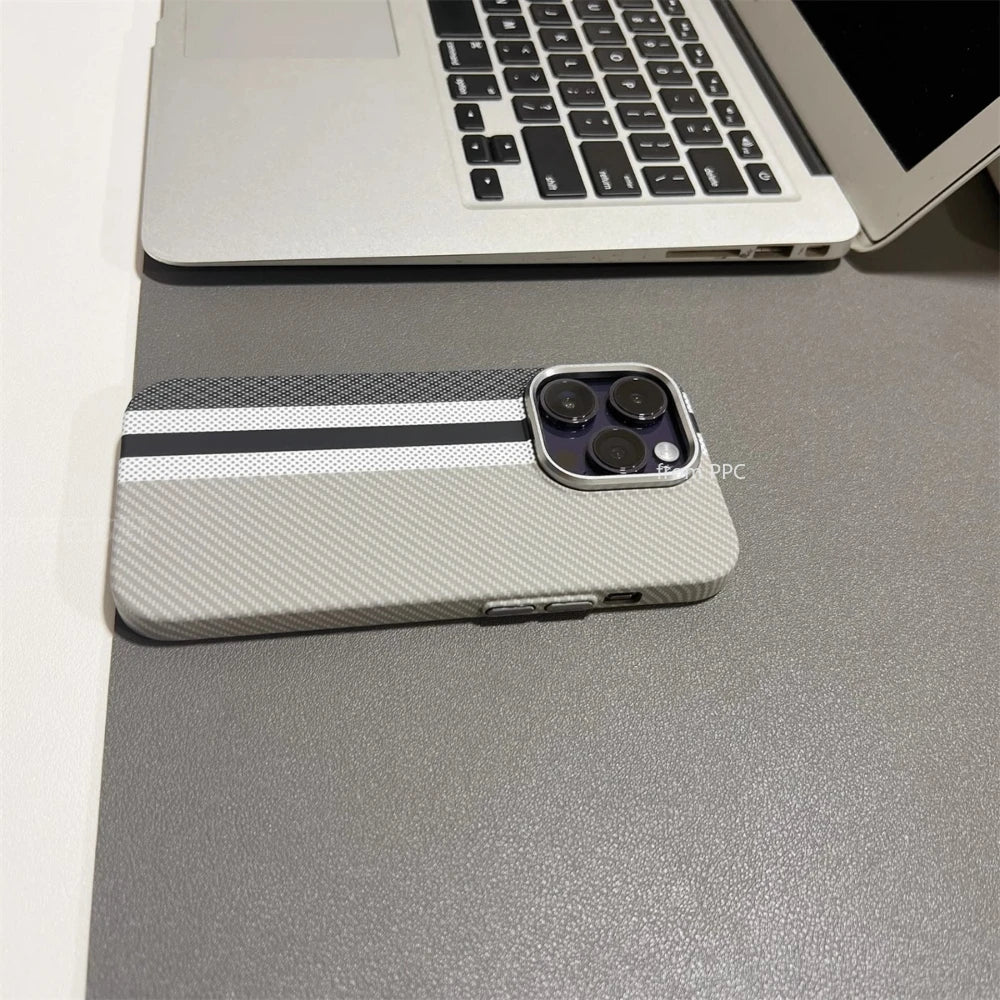 Luxury Carbon Fiber Magsafe IPhone Case
