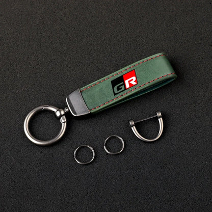 Toyota GR Leather Keychain