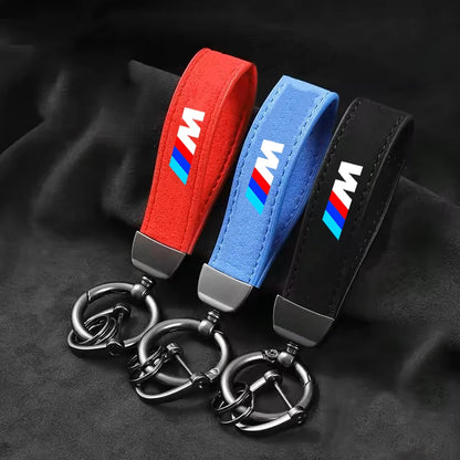 BMW M Leather Keychain