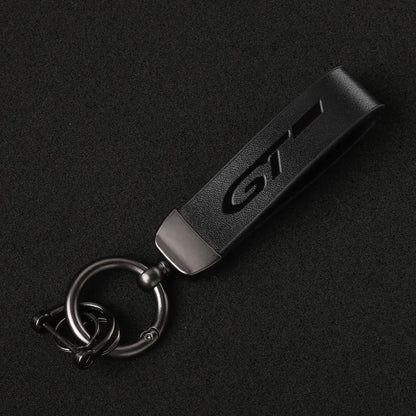 Kia & Peugeot GT Leather Keychain
