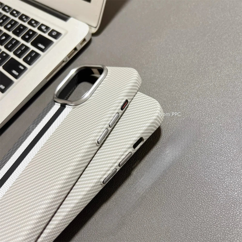 Luxury Carbon Fiber Magsafe IPhone Case