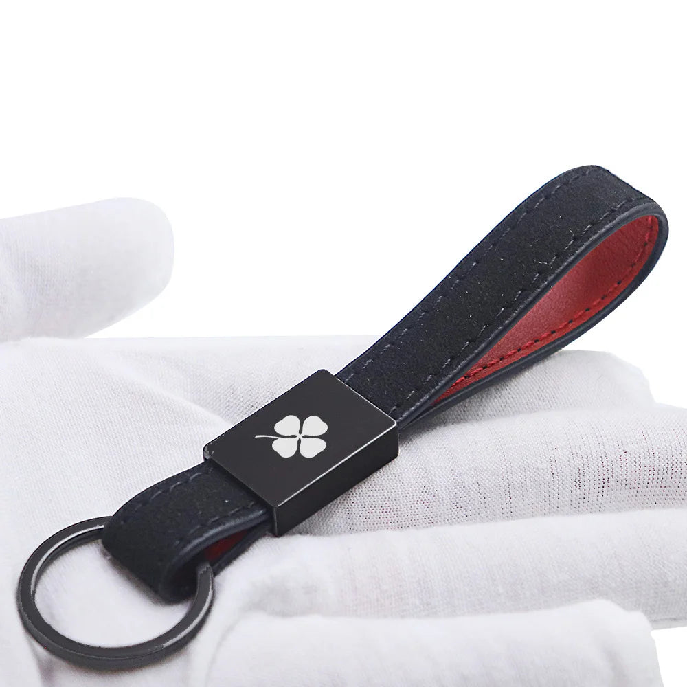 Alfa Romeo Leather Keychain