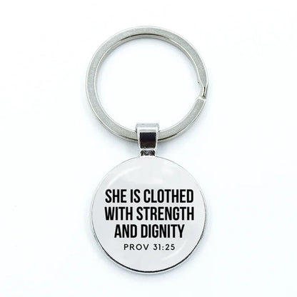 Bible Verse Keychain