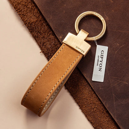 Cow Leather Keychain