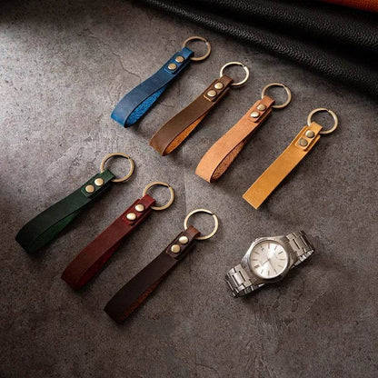 Cow Leather Keychain