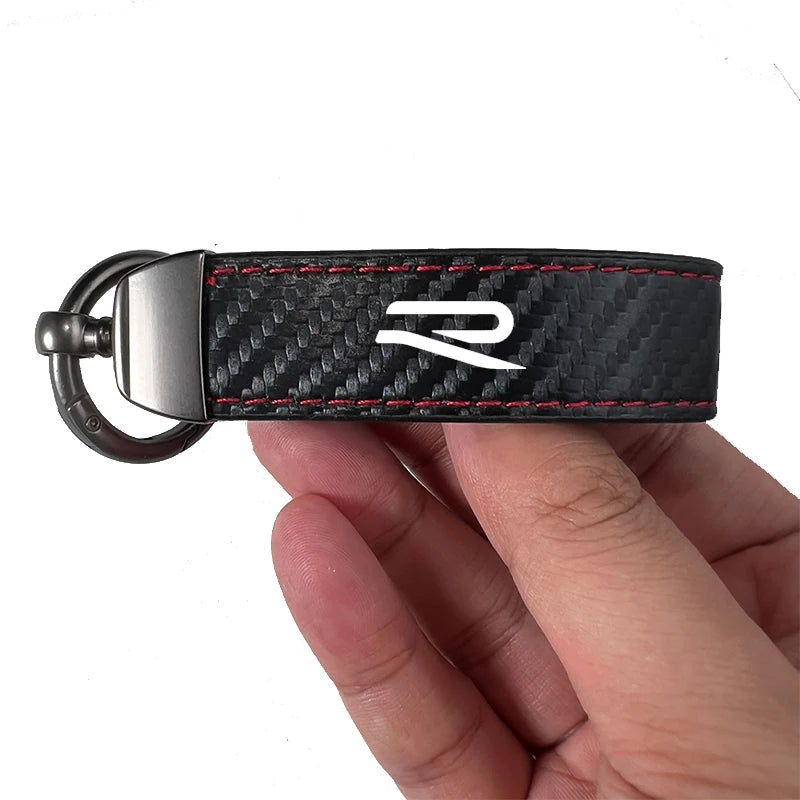 Volkswagen R-Line Carbon Fiber Keychain