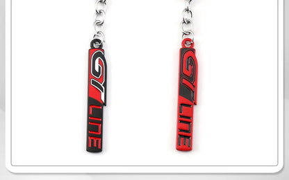 Kia & Peugeot GT Metal Keychain