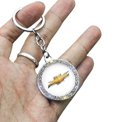 Chevrolet Alloy Diamond Keychain