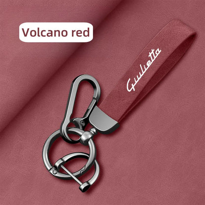 Alfa Romeo Leather Keychain