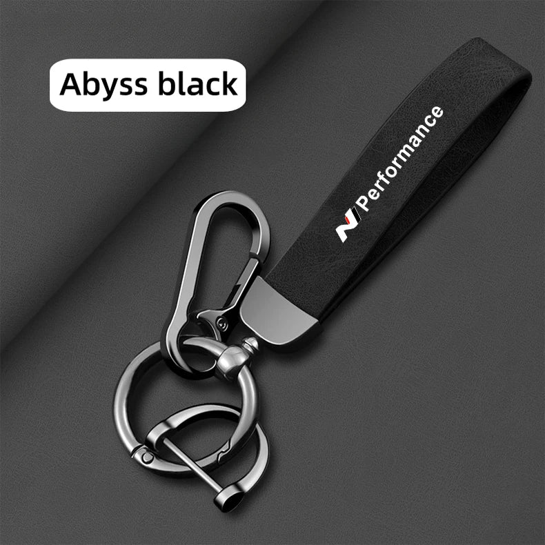 Hyundai Leather Keychain