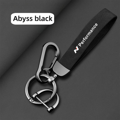 Hyundai Leather Keychain