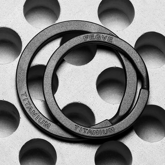 Black Titanium Keyring