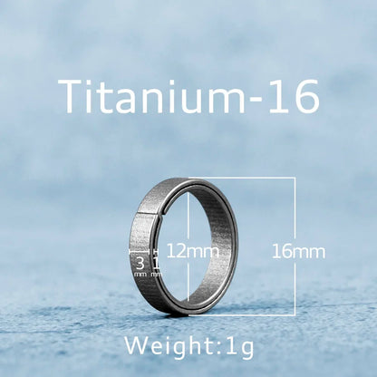 Black Titanium Keyring