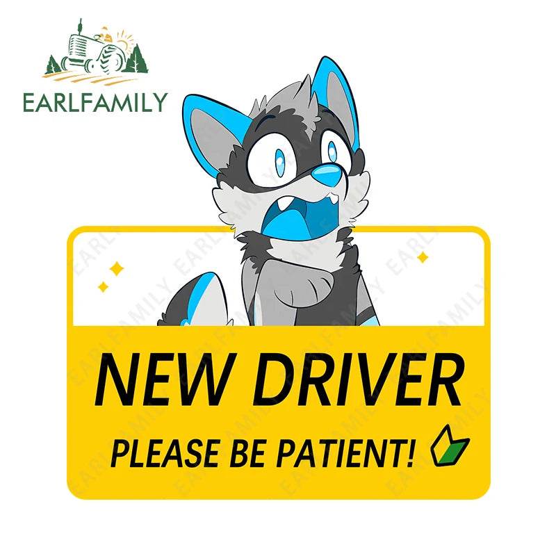 Shy Furry Warning Sticker