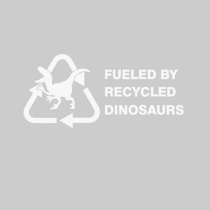 Recycled Dinosaur Sticker
