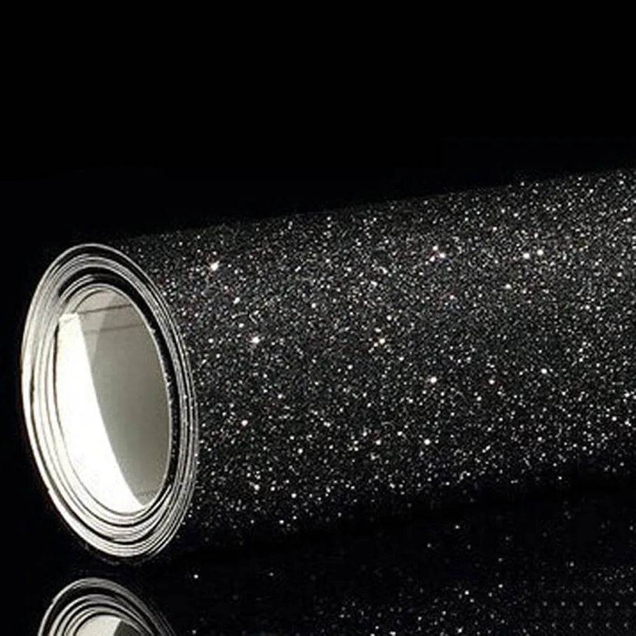 Premium Black glitter Vinyl