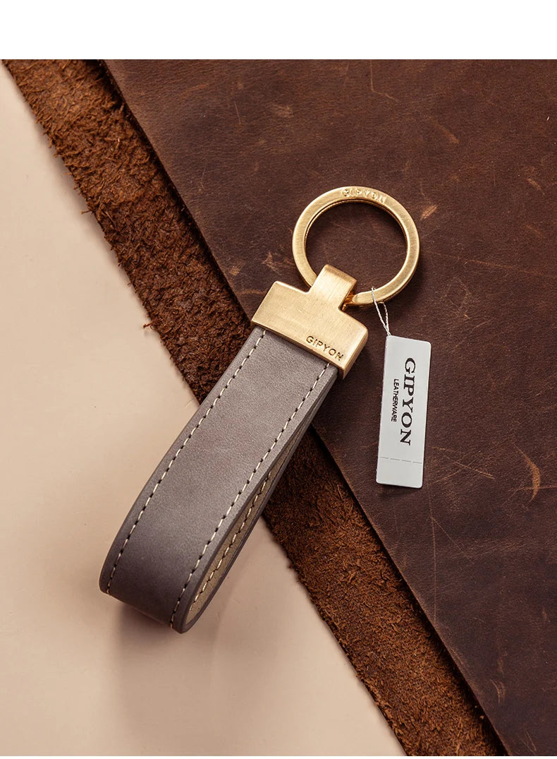 Cow Leather Keychain