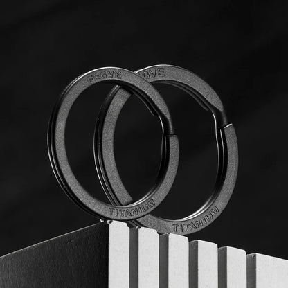 Black Titanium Keyring