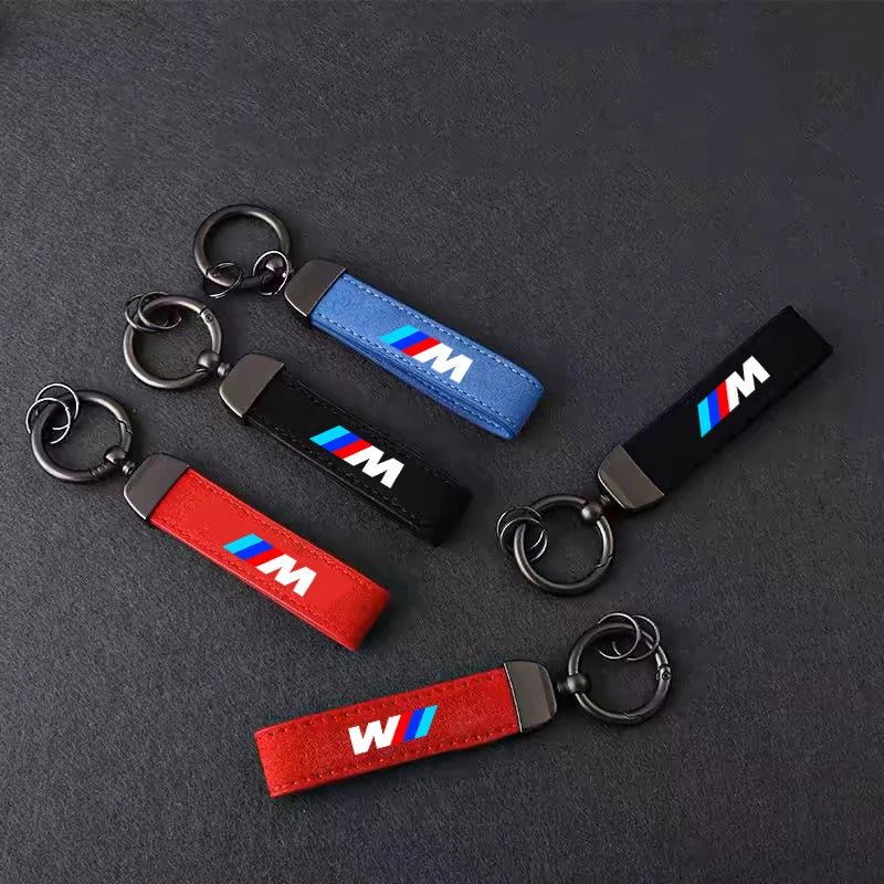 BMW M Leather Keychain