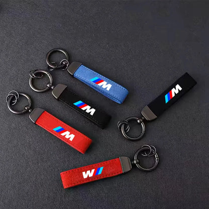 BMW M Leather Keychain