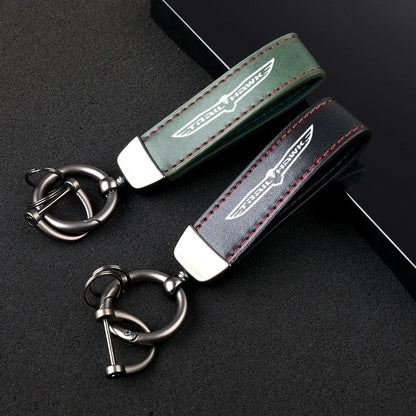 Jeep Trailhawk Leather Keychain