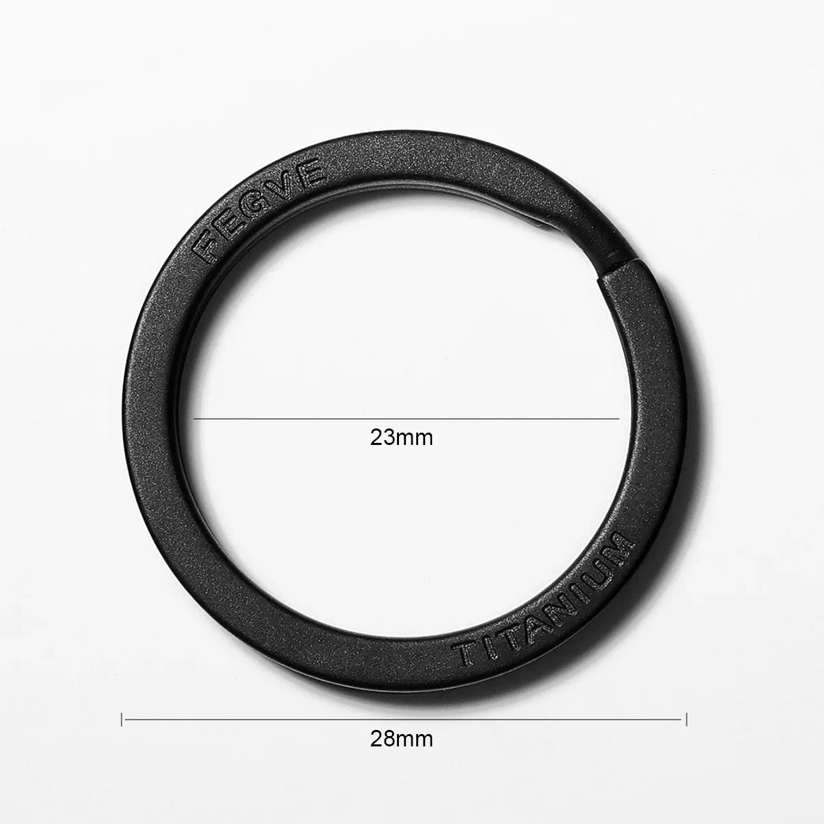 Black Titanium Keyring