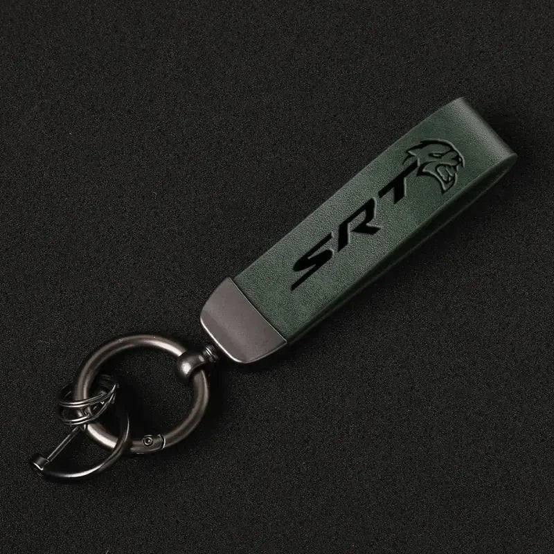 SRT Leather Keychain
