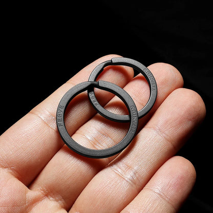 Black Titanium Keyring