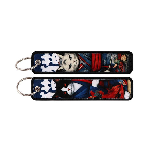 Flowers Crane Keychain