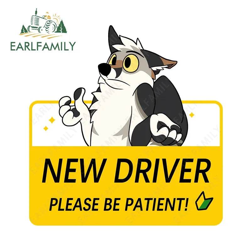 Shy Furry Warning Sticker