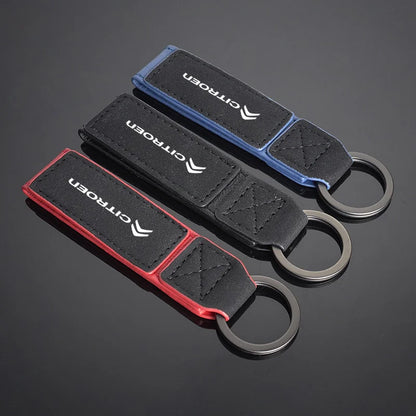 Citroën Leather Keychain