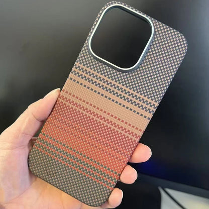 Luxury Hard Carbon Fiber Magsafe IPhone Case