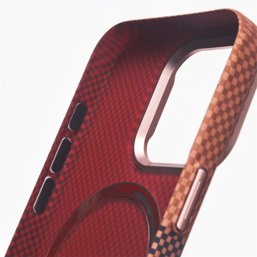 Luxury Carbon Fiber Magsafe IPhone Case
