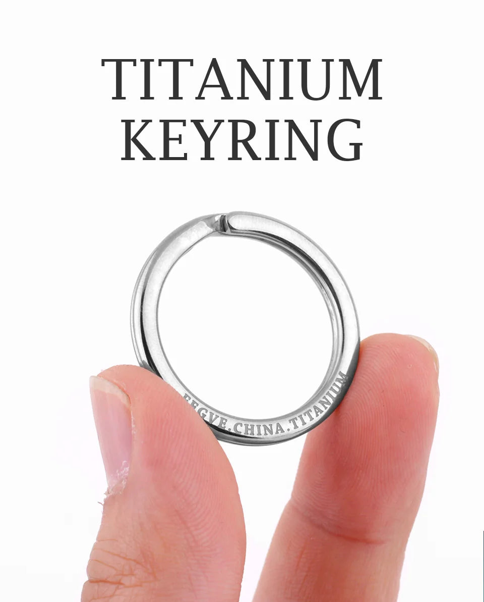Black Titanium Keyring