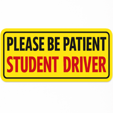 Student Driver Sticker