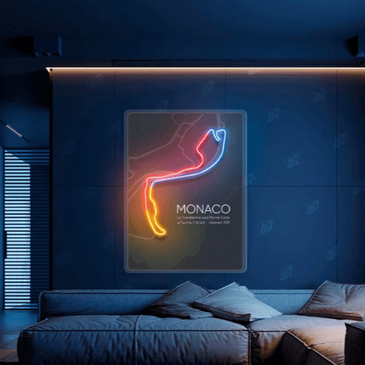 Monaco Circuit Wall Frame